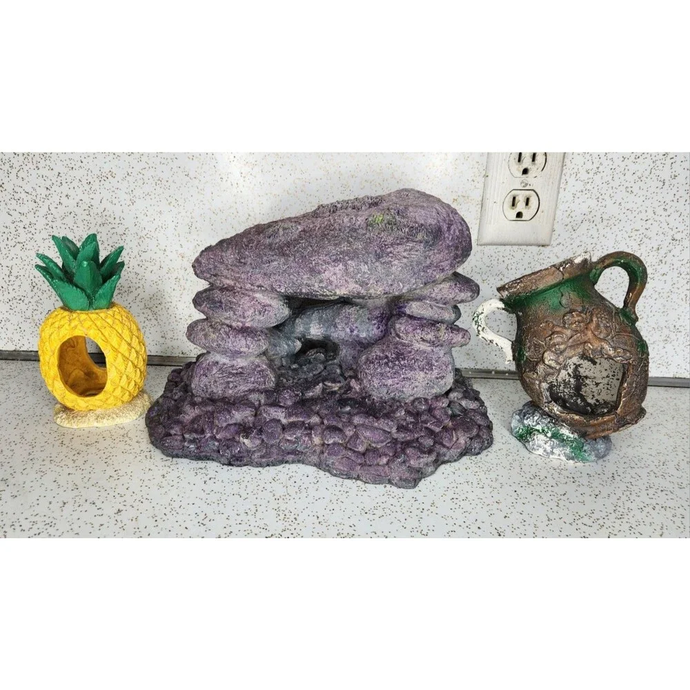 Rock Formation Cave Aquarium Fish Tank Resin Large 8